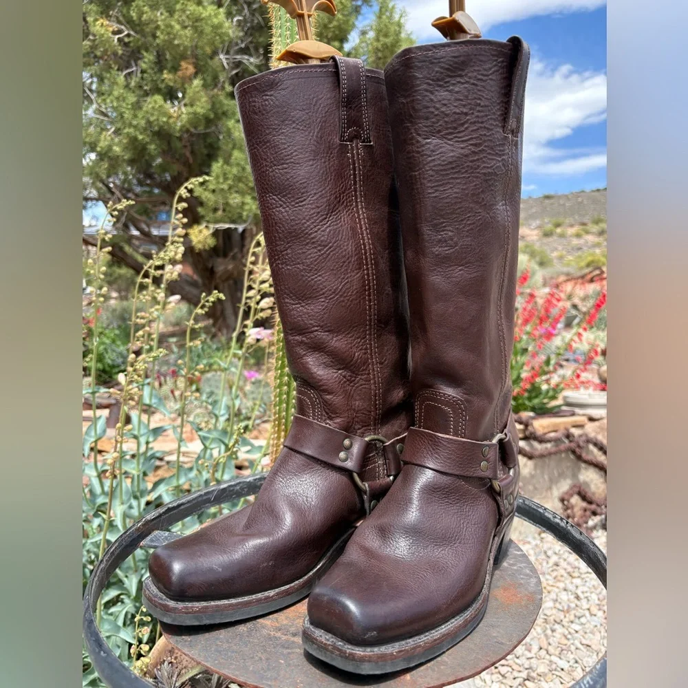 Frye 15R Tall Harness Boots - Picture 10 of 16